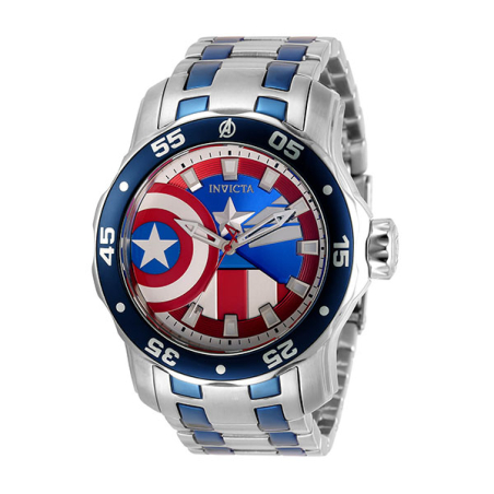 שעון Invicta Marvel Captain America לגבר דגם 32413