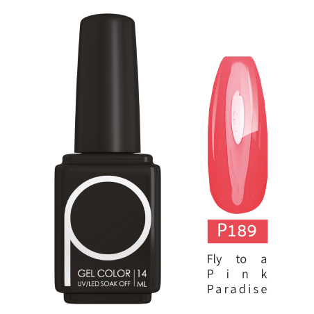 Gel Color. Fly to a Pink Paradise (P189)