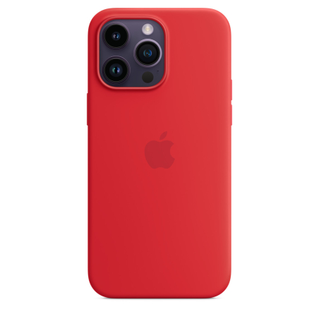Apple Silicone Case With MagSafe Red