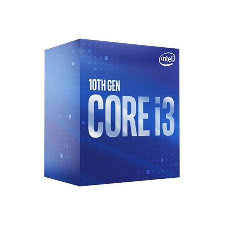 מעבד דור 10 Intel Core i3-10100 BOX 4Crs 8Thrd 4.3Ghz lga1200