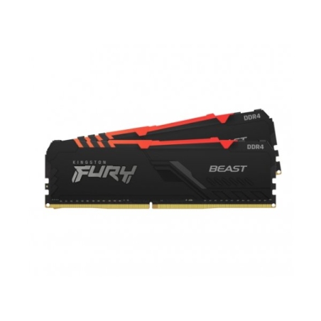 זכרון לנייח Kingston Fury Beast RGB DDR4 3200MHz 2x16GB CL16 KIT