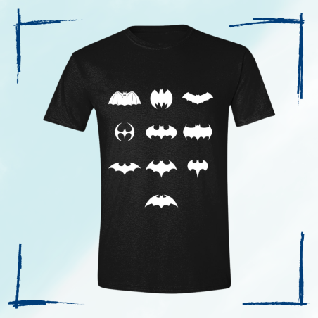 חולצת באטמן - אבולוציית הלוגו