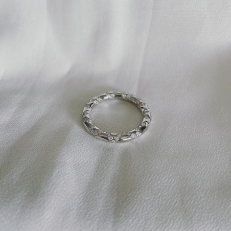 טבעת אור- כסף 925