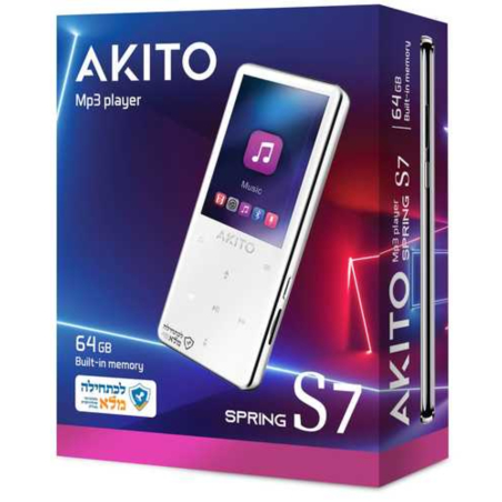 נגן MP3 אקיטו AKITO S7 | 64 GB S7