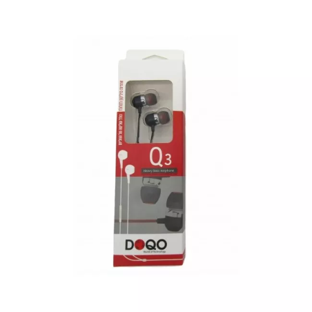 אוזניות סיליקון עם דיבורית Q3 דוקו | DOQO Q3