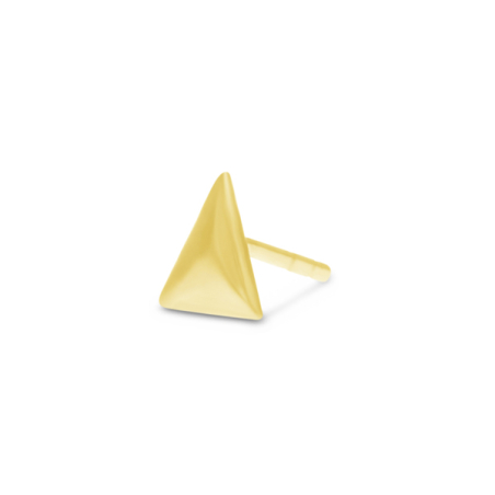 Triangular Gold Earrings