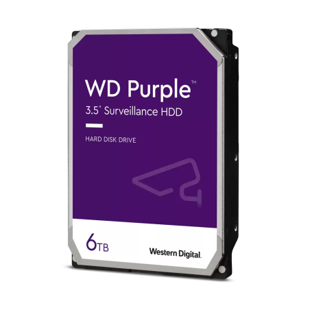 WD Purple Surveillance Hard Drive 6TB WD64PURZ
