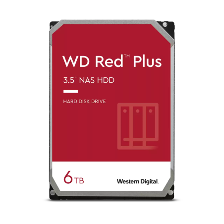 כונן קשיח פנימי Western Digital Red Plus 6TB WD60EFPX