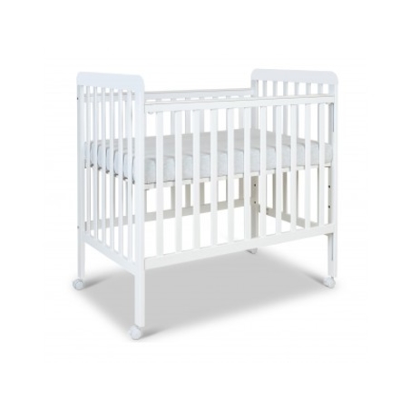מיטת תינוק מטר לבן- סחלב - סולם עולה יורד +מזרון