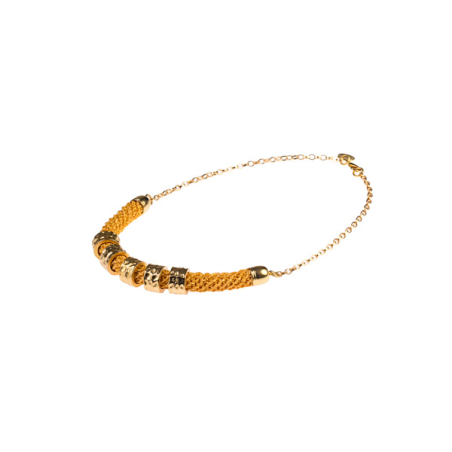 Yellow orange necklace | Yael