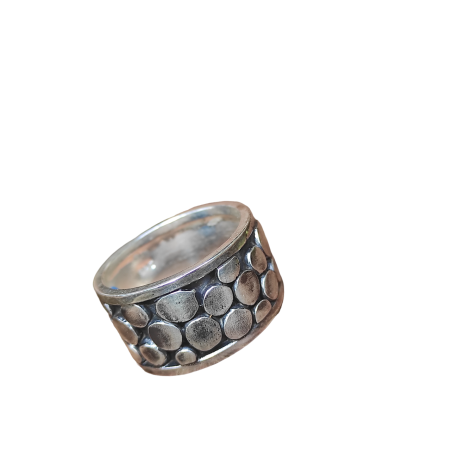 טבעת פיתות יוניסקס מכסף-Unisex silver pita ring