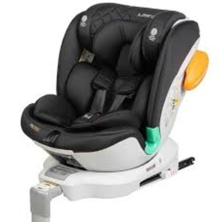 כיסא בטיחות מסתובב 360 איי פרוטקט I PROTEC שחור ספורט ליין