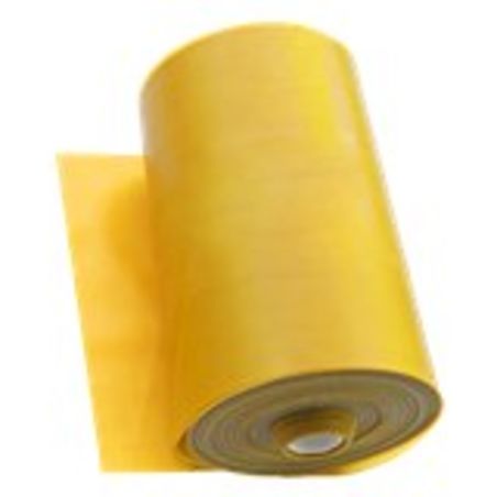גומיית כושר טרהבנד גליל 25 מטר צהוב קושי קל- בינוני 