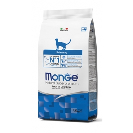 MONGE מונג' וט סולושן יורינרי סטרוויט מזון רפואי לחתולים 1.5 ק