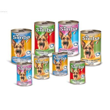  SIMBA סימבה מזון רטוב לכלב 415 גרם מגוון טעמים