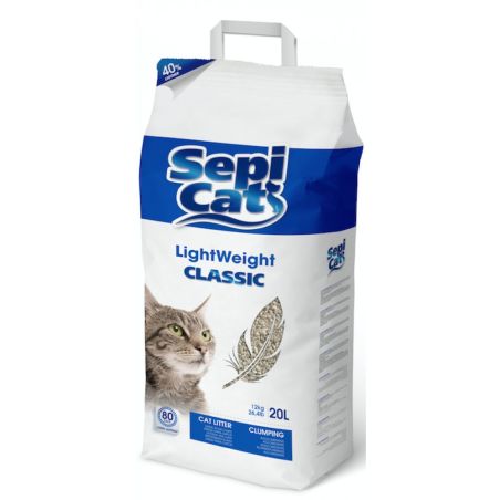 SEPI CAT ספי קט חול מתגבש לחתולים קל קלאסי 20 ליטר