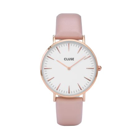 38 mm - CW0101201012  Boho Chic Leather Pink, Rose Gold Colour