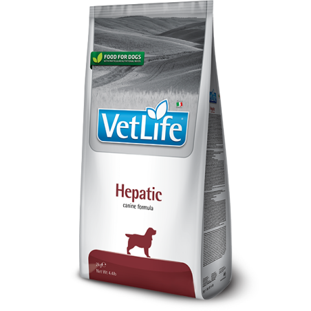 Vet Life Hepatic וט לייף הפטיק מזון רפואי לכלבים עם בעיות בכבד 12 ק