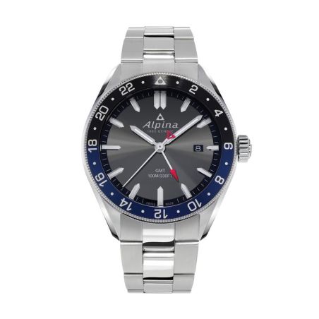 שעון Alpine Alpiner Quartz  GMT Dark Grey Bracelet