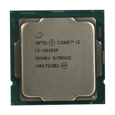 מעבד דור Intel Core i3-10105F Tray NO GPU up to 4.40 GHz 65W 10