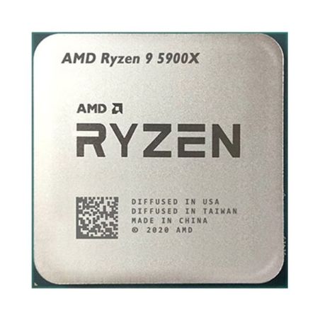 מעבד AMD Ryzen R9 5900X TRAY Cores 12 Threads 24 Up to 4.8Ghz