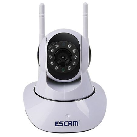 מצלמת IP אלחוטית HD כולל ראיית לילה ושליטה מרחוק דרך סמארטפון ESCAM PTZ Sakal