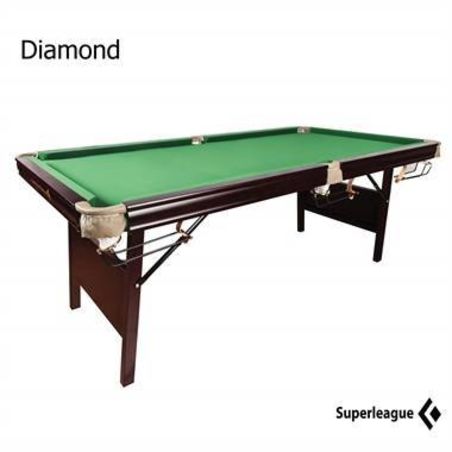שולחן ביליארד מתקפל 8 פיט SuperLeague Diamond