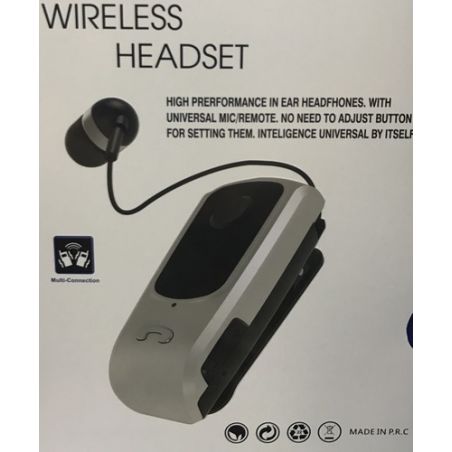 אוזניית Bluetooth נשלפת ChargePro 8565 V4.1