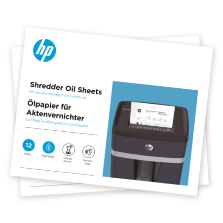 נייר עם שמן למגרסות HP Shredder Oil Sheets