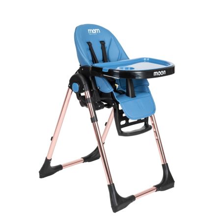 כיסא אוכל MOM דגם moon כחול