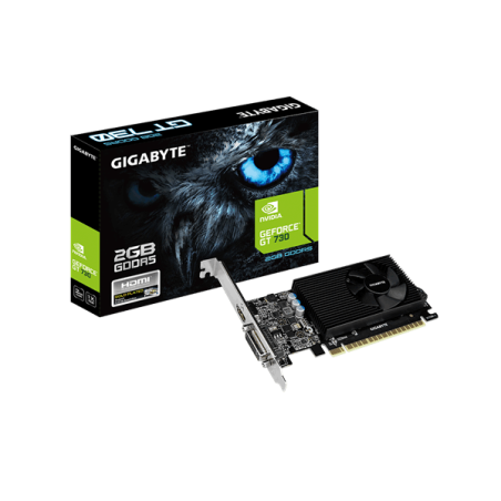 כרטיס מסך GIGABYTE GT730 2GB DDR5 LOW PROFILE