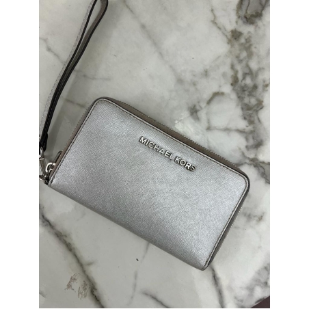 ארנק michael kors כסוף נצנצים