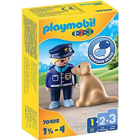 פליימוביל 70408 - שוטר וכלב לפעוטות
