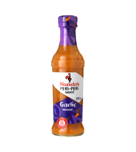 Nando's Peri Peri Garlic Medium Sauce 250 ml