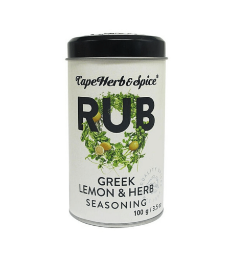 Cape Herb & Spice Rub Greek Style Lemon & Herbs 100gr
