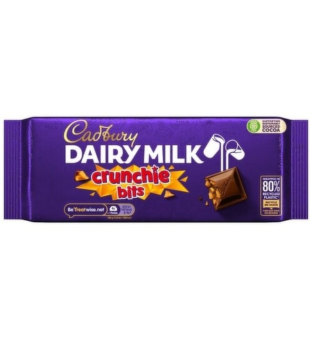 Cadbury (UK) Dairy Milk with Crunchie bits 180 gr