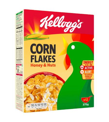Kellogg`s Corn Flakes - Honey & Nuts 375g
