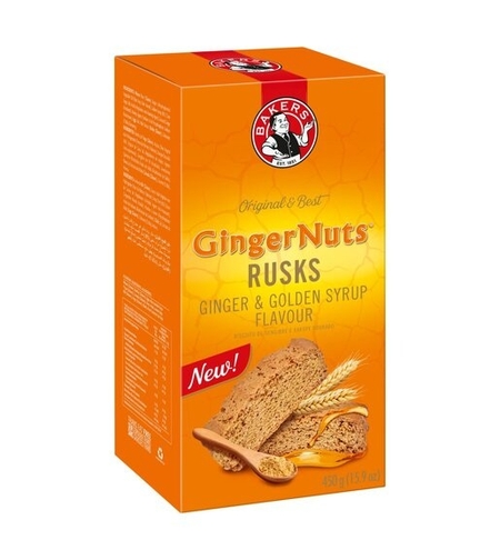 Bakers Ginger Nuts Rusks 450 gr