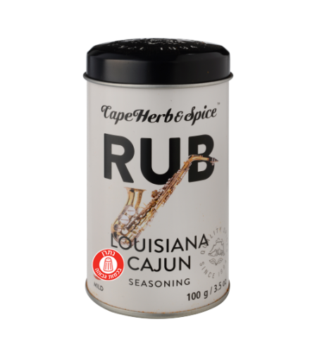 Cape Herb & Spice Rub Lousiana Cajun Mild Seasoning 100gr