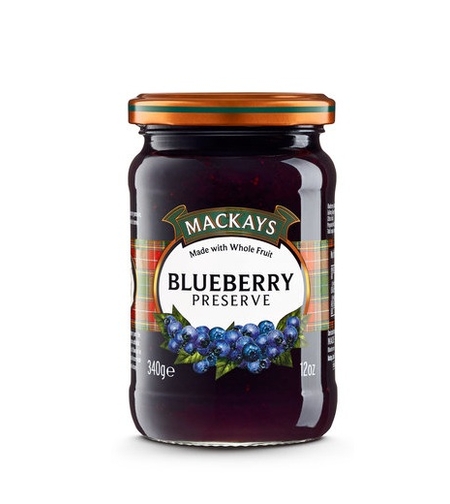 Mackays Blueberry Preserve 340g