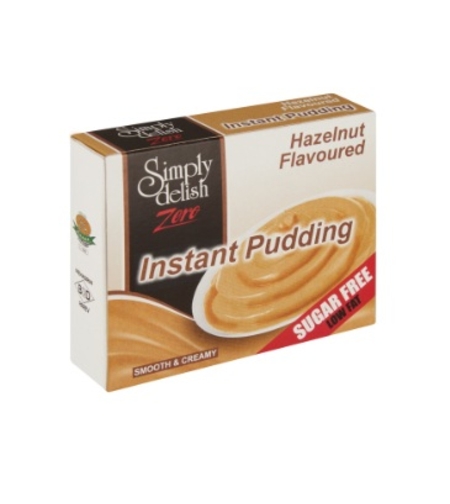 סימפלי דליש פודינ'ג בטעם אגוזי לוז ללא סוכר 40 גר