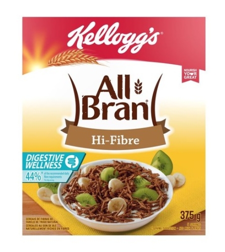 Kellogg's All Bran Hi Fiber 375 gr