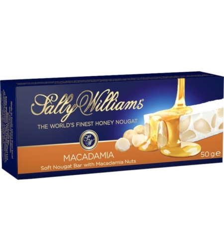 Clearance - Sally Williams Nougat Macadamia 50gr