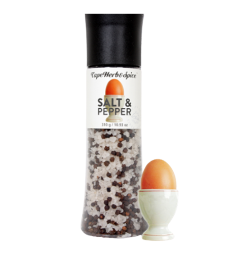 Cape Herb & Spice Salt & Pepper with Grinder 310 gr