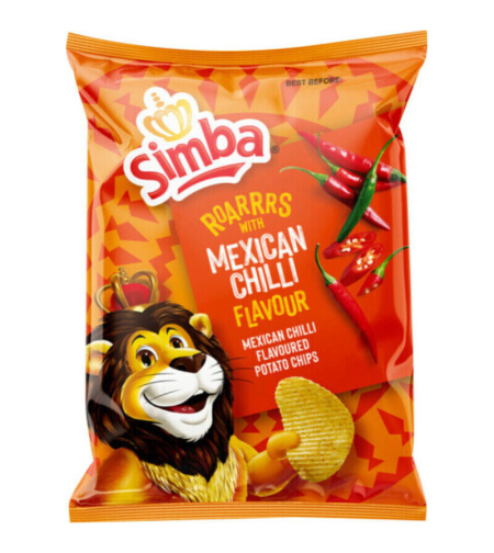 Simba Mexican Chilli Potato Chips 120g