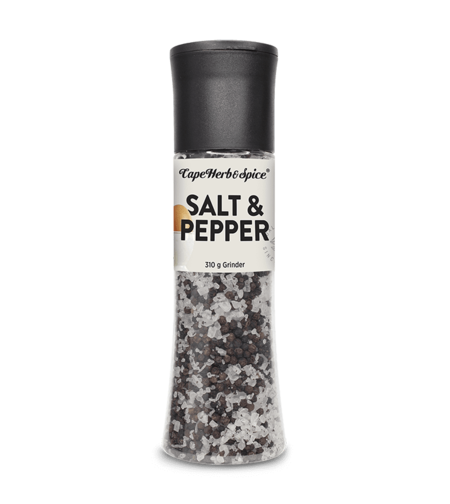 Cape Herb & Spice Salt and Pepper with Grinder 310 gr
