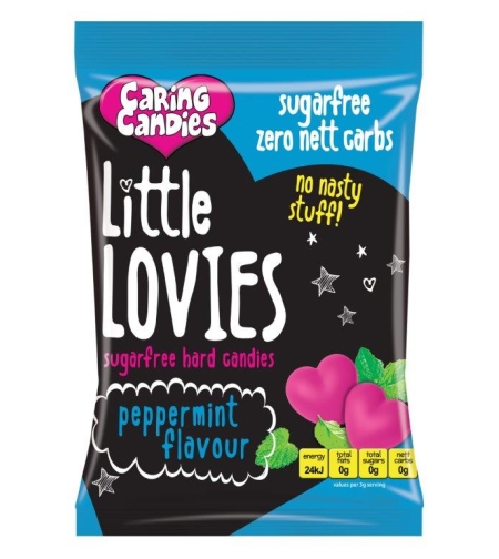 Caring Candies Little Lovies Mint 100g or 1 kg