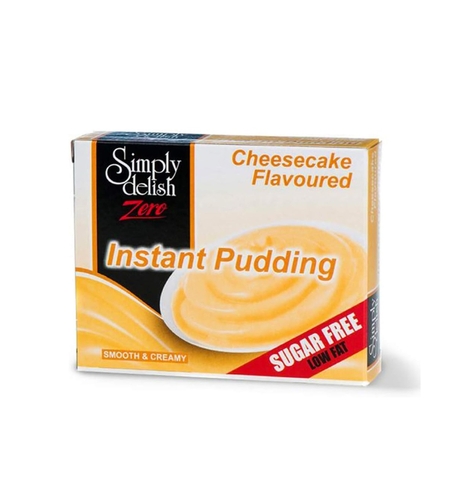 סימפלי דליש פודינ'ג בטעם עוגת גבינה ללא סוכר 40 גר