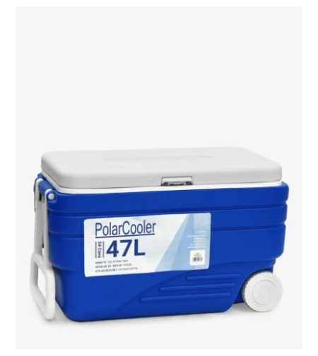 צידנית קשיחה עם גלגלים 47 ליטר Polar Cooler