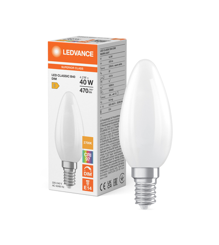 נורת לד נר 4.2W CRI 97 לעמעום